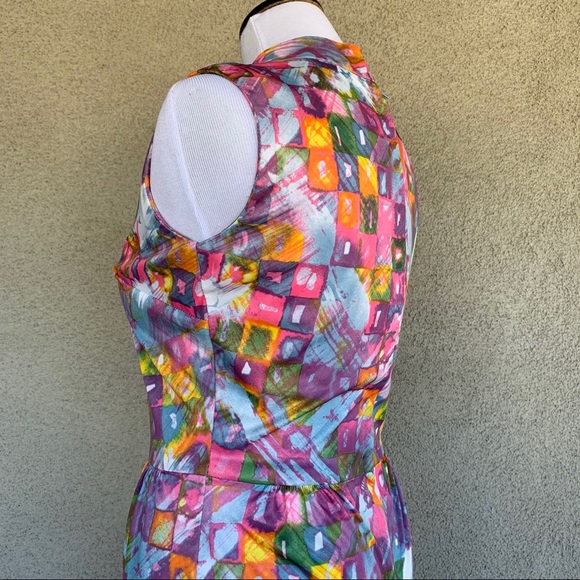 Sears Vintage Madmen Hostess Leisure Maxi Dress - Picture 7 of 12